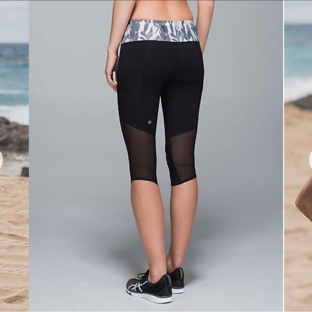 Lululemon Water: Sea-Me Run Crop Leggings